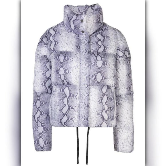 Apparis Womens Snake Print Lightweight Puffer Jacket - Picture 2 of 3